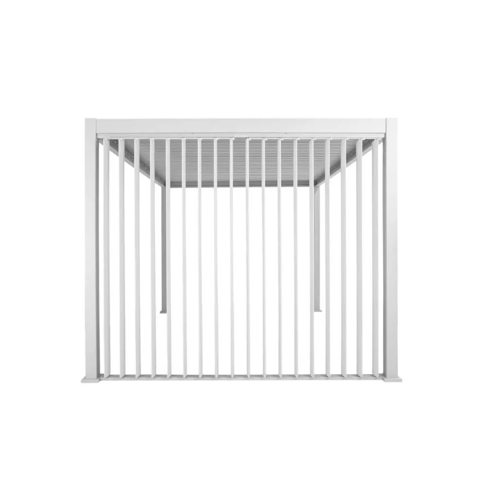 sweeek Vertical adjustable louver panel 3m for Triomphe pergola 3x3m V2 4x3m in White 4