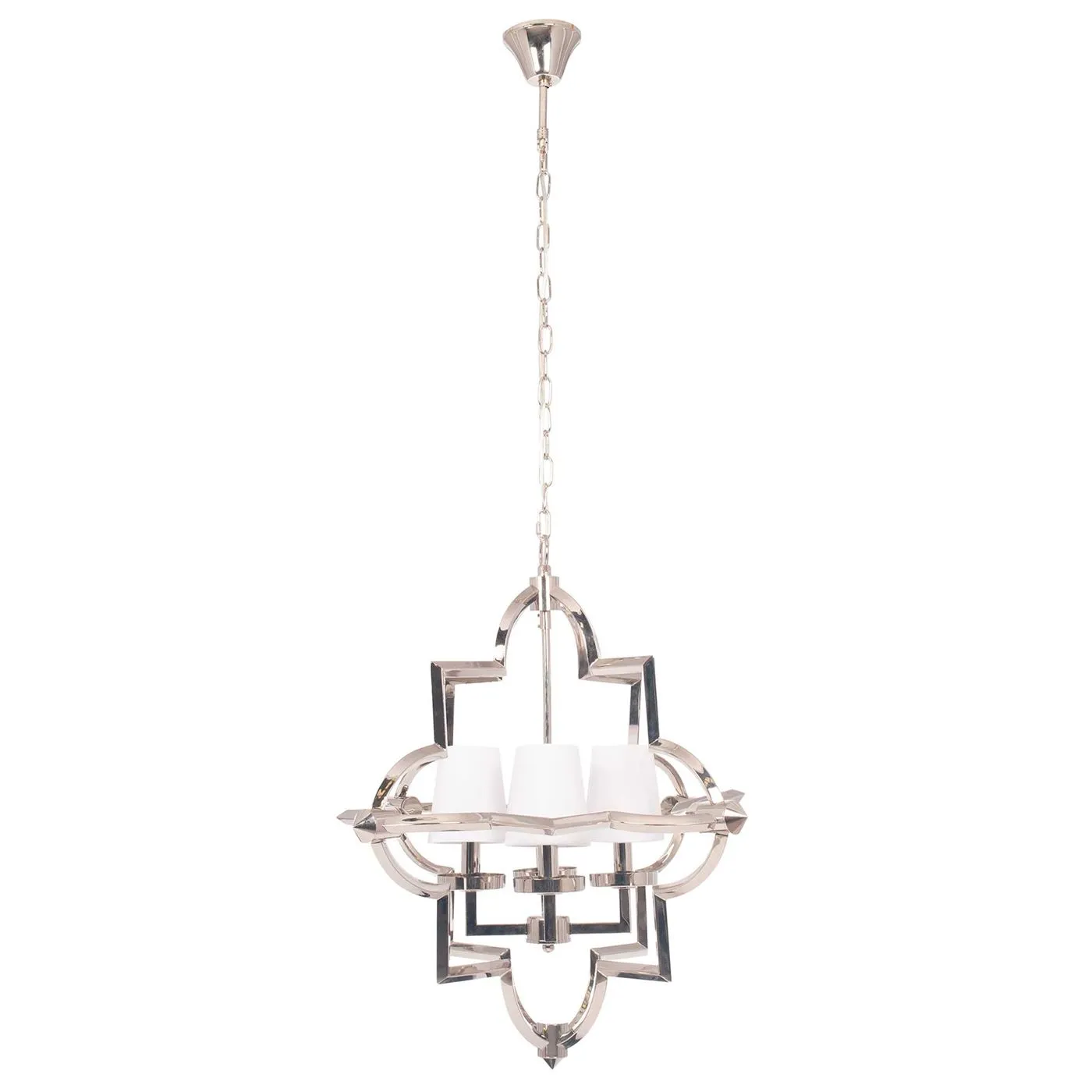 Silver 4 Shade Pendant