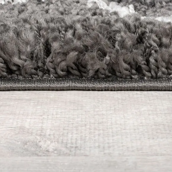 Slumber Geometric Shaggy Rug 4