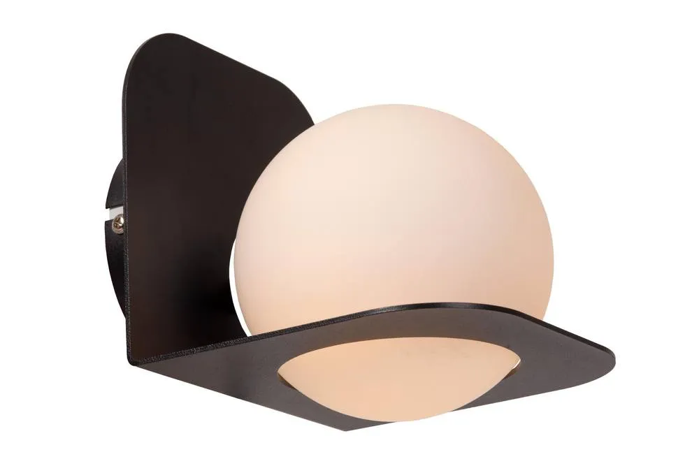 Netlighting Lucide DAVY Wall light Bathroom 1xG9 IP44 Black