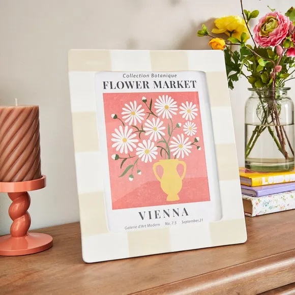 Striped Ceramic Photo Frame 1