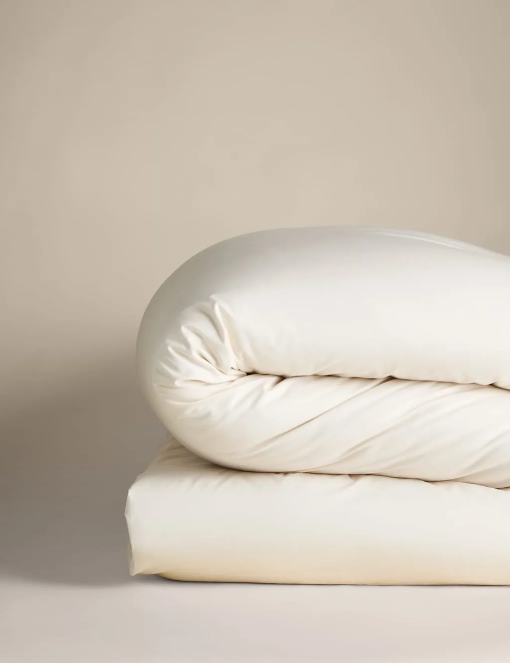 M&S Pure Cotton 180 Thread Count Duvet Cover Cream