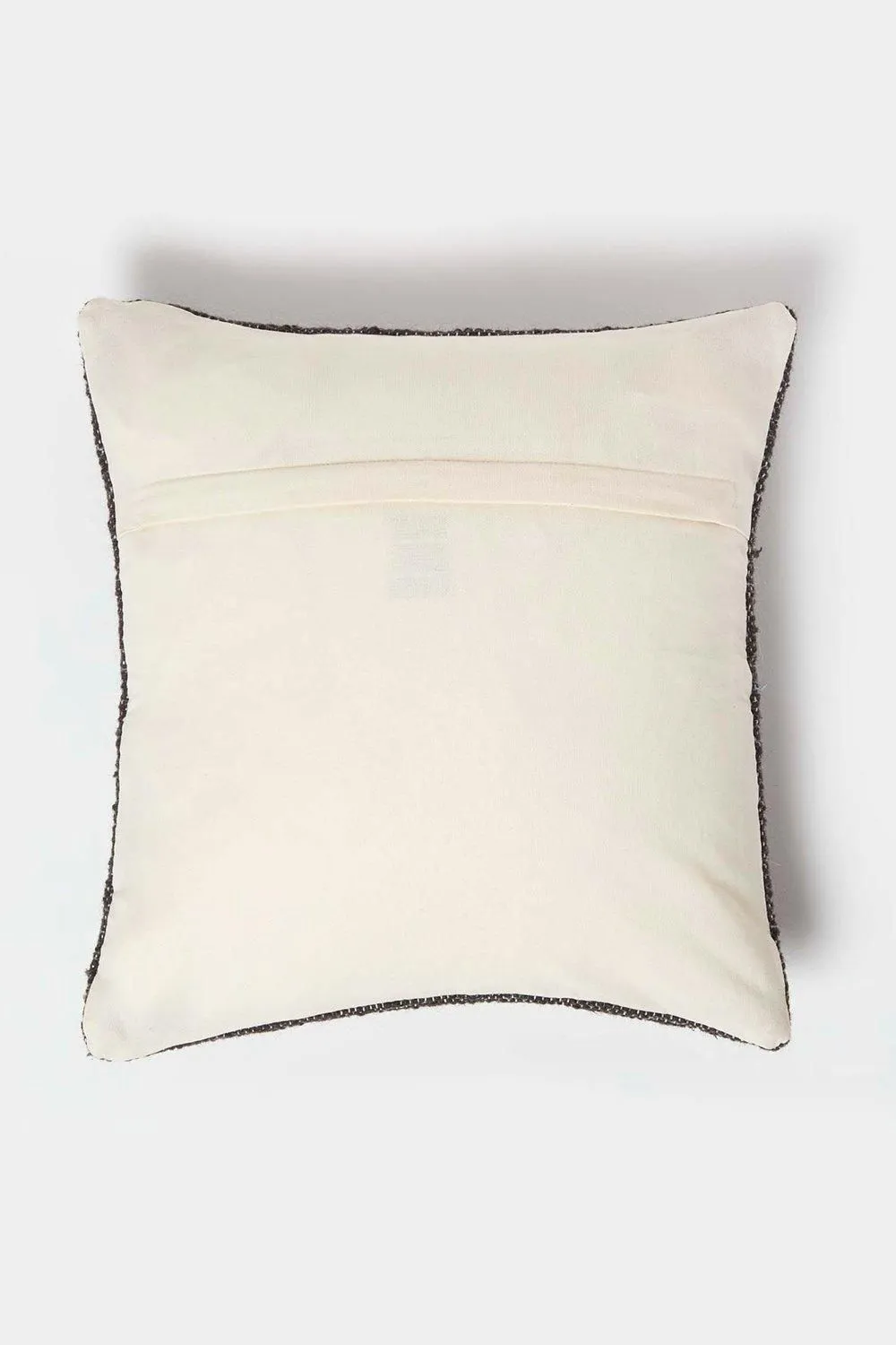 Homescapes Veria Handwoven Grey Stripe Kilim Cushion 3