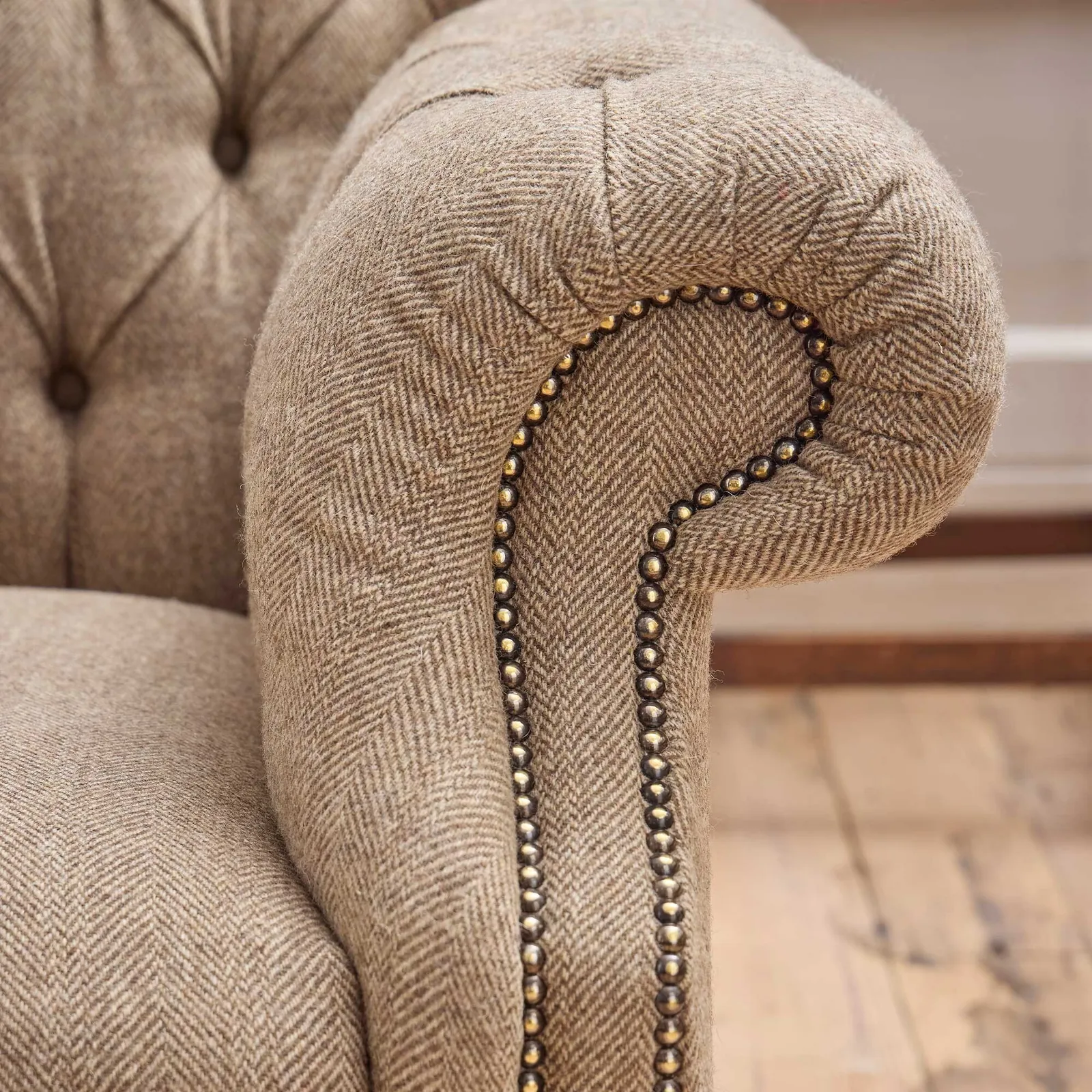 Tetrad Arbroath Midi Sofa, Brown Fabric | Barker & Stonehouse 3