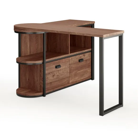 Fulton Pine Swivel Desk 6