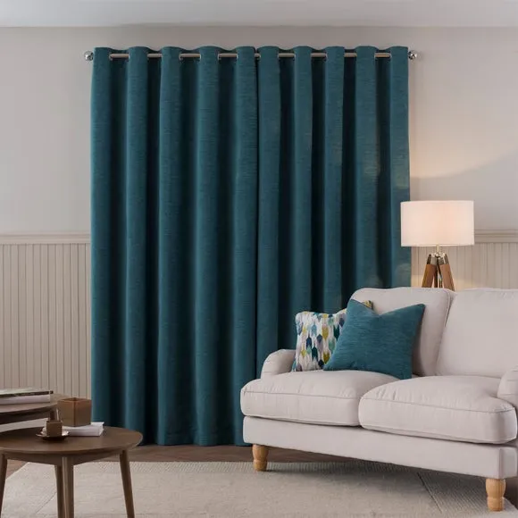 Genoa Chenille Blackout Eyelet Curtains 4