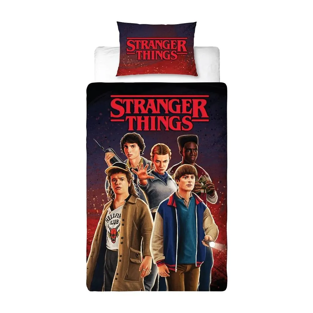 Stranger Things Flames Duvet Cover Set