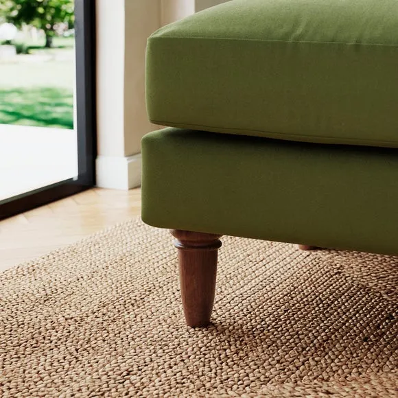 Maeve Compact Velvet Corner Chaise Sofa 5