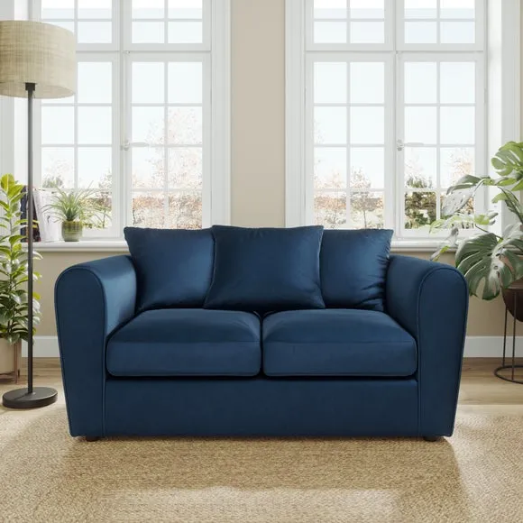 Blake Curved Arm Opulent Velvet 2 Seater Sofa 1