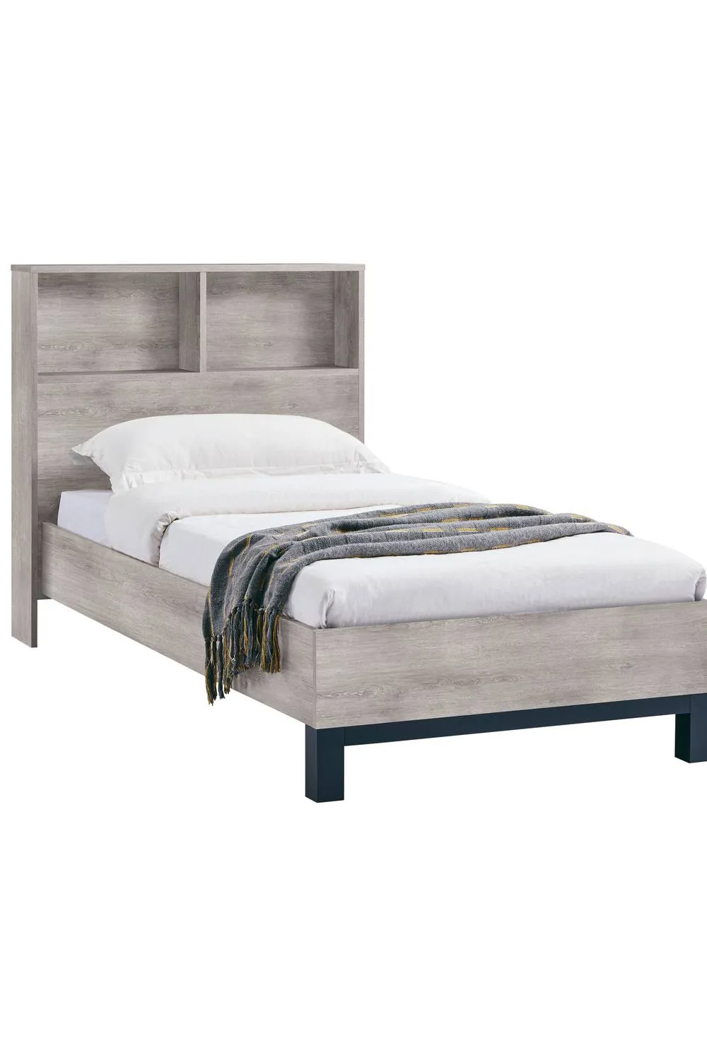 Julian Bowen Bali Bookcase Bed in Grey 2
