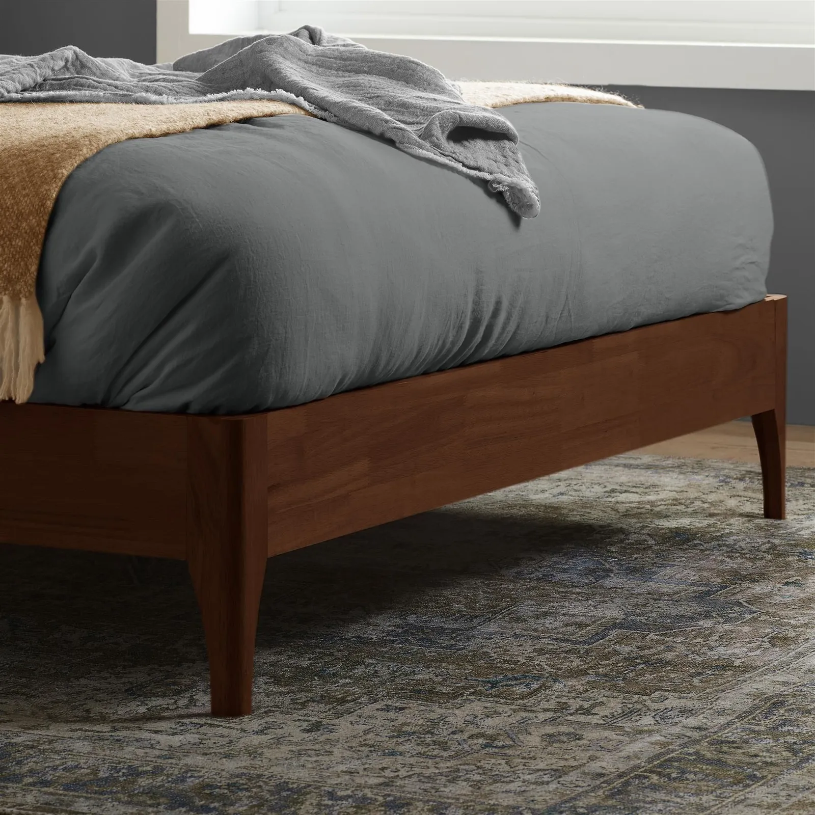 Birlea Halfden Bed Frame in Grey 5