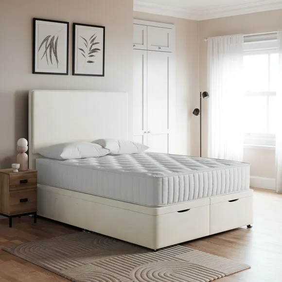 Everyday End Opening Ottoman Bed Frame, Chenille 1