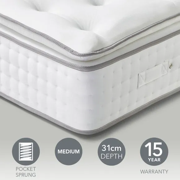 Hotel 3000 Pocket Memory Foam Pillow Top Hybrid Mattress