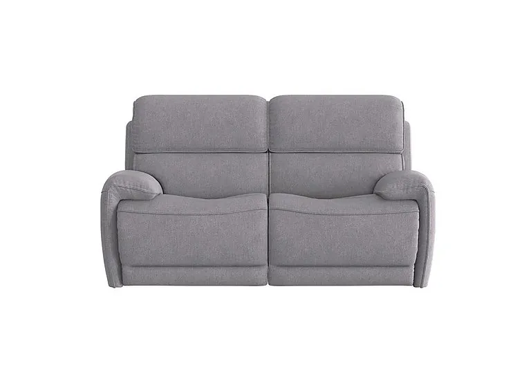 Link 2 Seater Fabric Power Recliner Sofa with Power Headrests - R27 Pewter