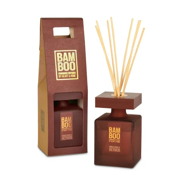 Heart and Home Bamboo Amber Wood & Vetiver Diffuser 2