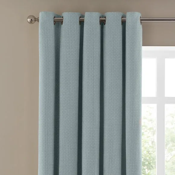 Alayna Chenille Eyelet Curtains (Blackout Available) 1