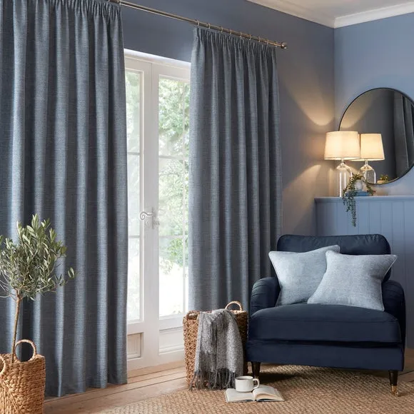 Churchgate Swithland Herringbone Pencil Pleat Curtains 2