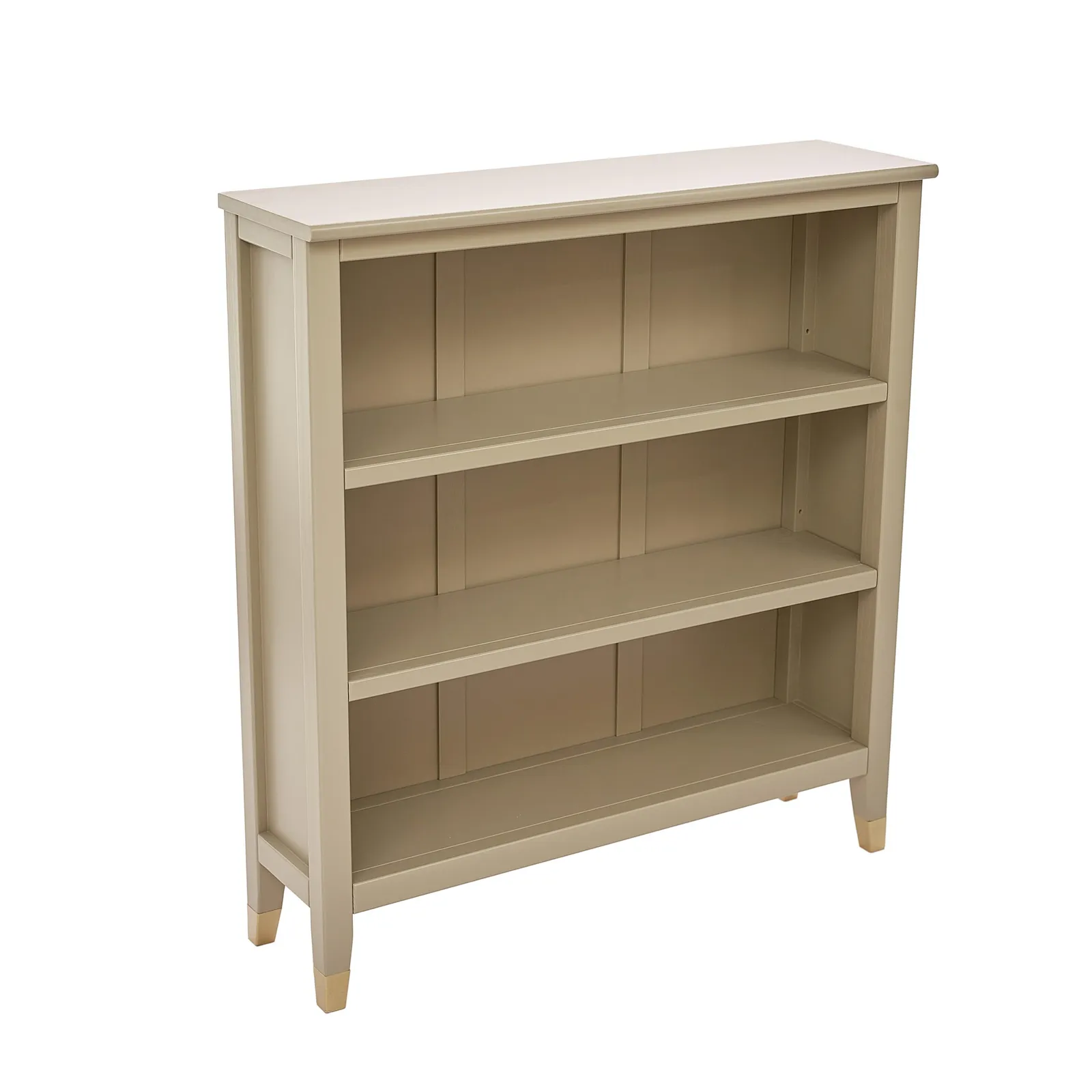 Cabinet Bits Palazzi 3 Tier Bookcase H97 W89 D25cm in Light Beige 4