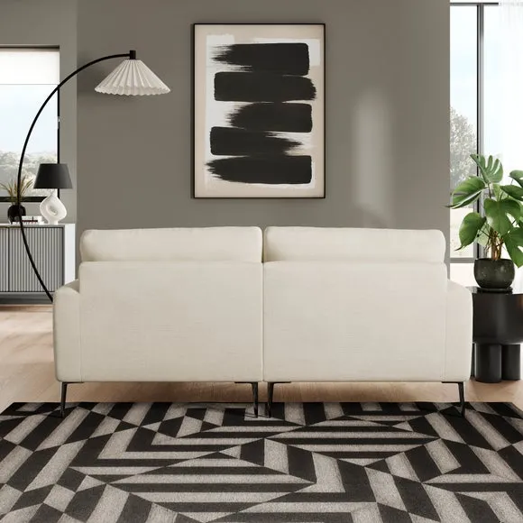 Lawson Chunky Tonal Weave Corner Chaise Sofa 3