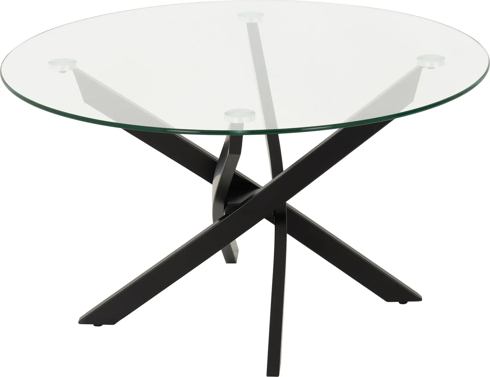 Seconique Sheldon Round Coffee Table in Black 3