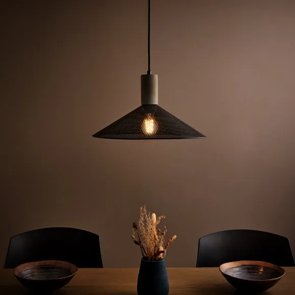Perry Mesh Industrial Adjustable Ceiling Light 2