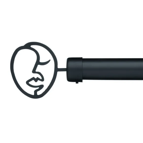 Faces Extendable Metal Eyelet Curtain Pole​