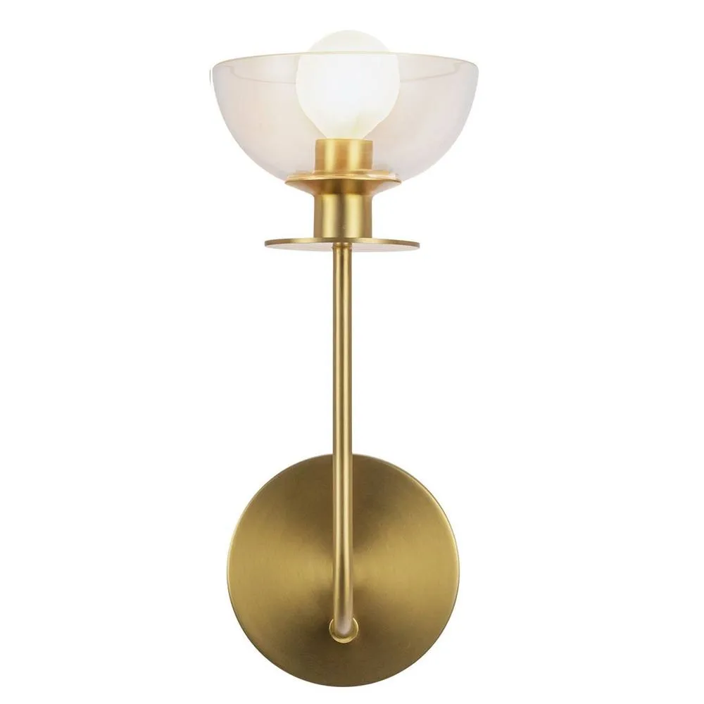 Netlighting Alora Mood Sylvia Wall Lamp Contemporary Brushed Gold 1x E14