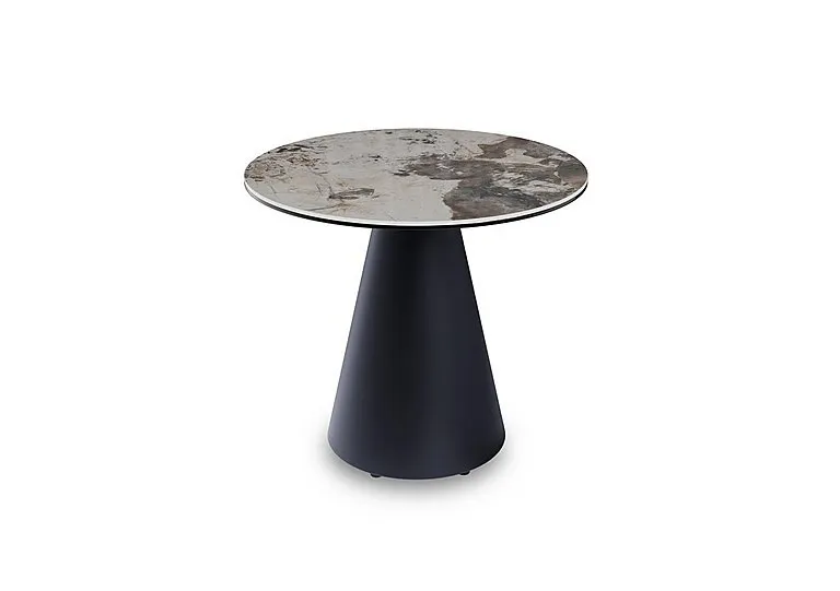 Felipe Lamp Table with Black Base