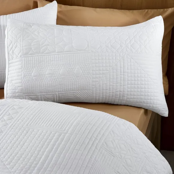 Catherine Lansfield Folkstone Geo Duvet Cover & Pillowcase Set 2