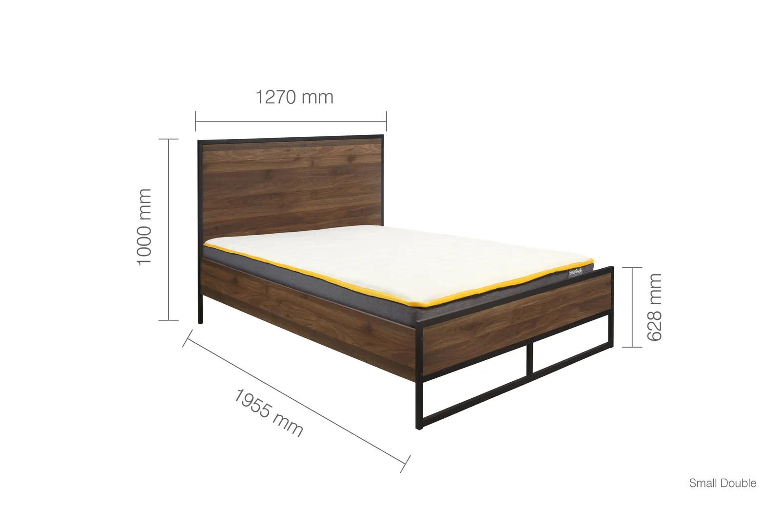 Birlea Houston Bed in Walnut 6