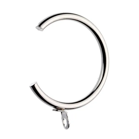 Pack of 6 Unlined 28mm Bay Pole Passover Curtain Rings