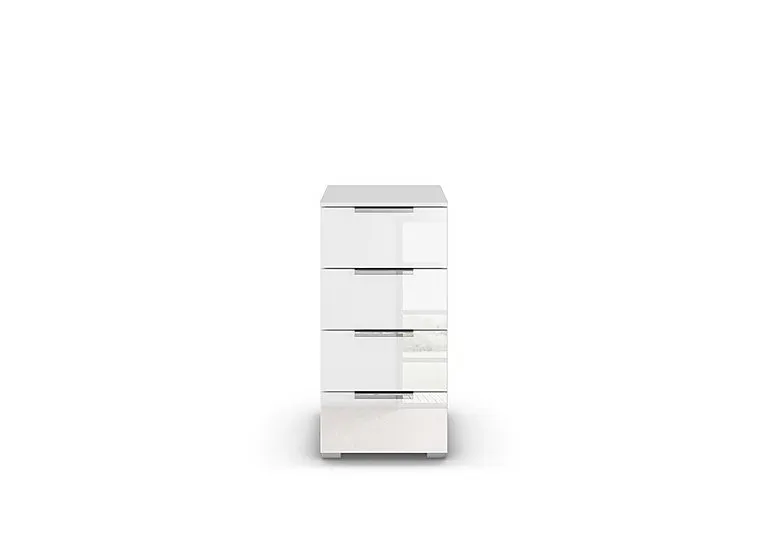 Cairns 4 Drawer Bedside Cabinet - White