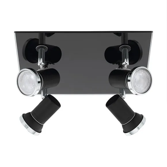EGLO Tamara LED 4 Light Bathroom Semi Flush Spotlight 4