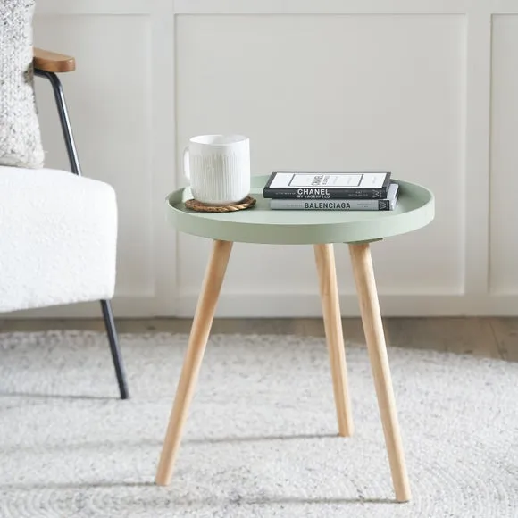 Return - Halston Side Table, Natural Pine