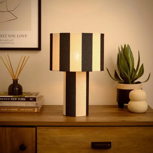 Beatrice Striped Table Lamp 2
