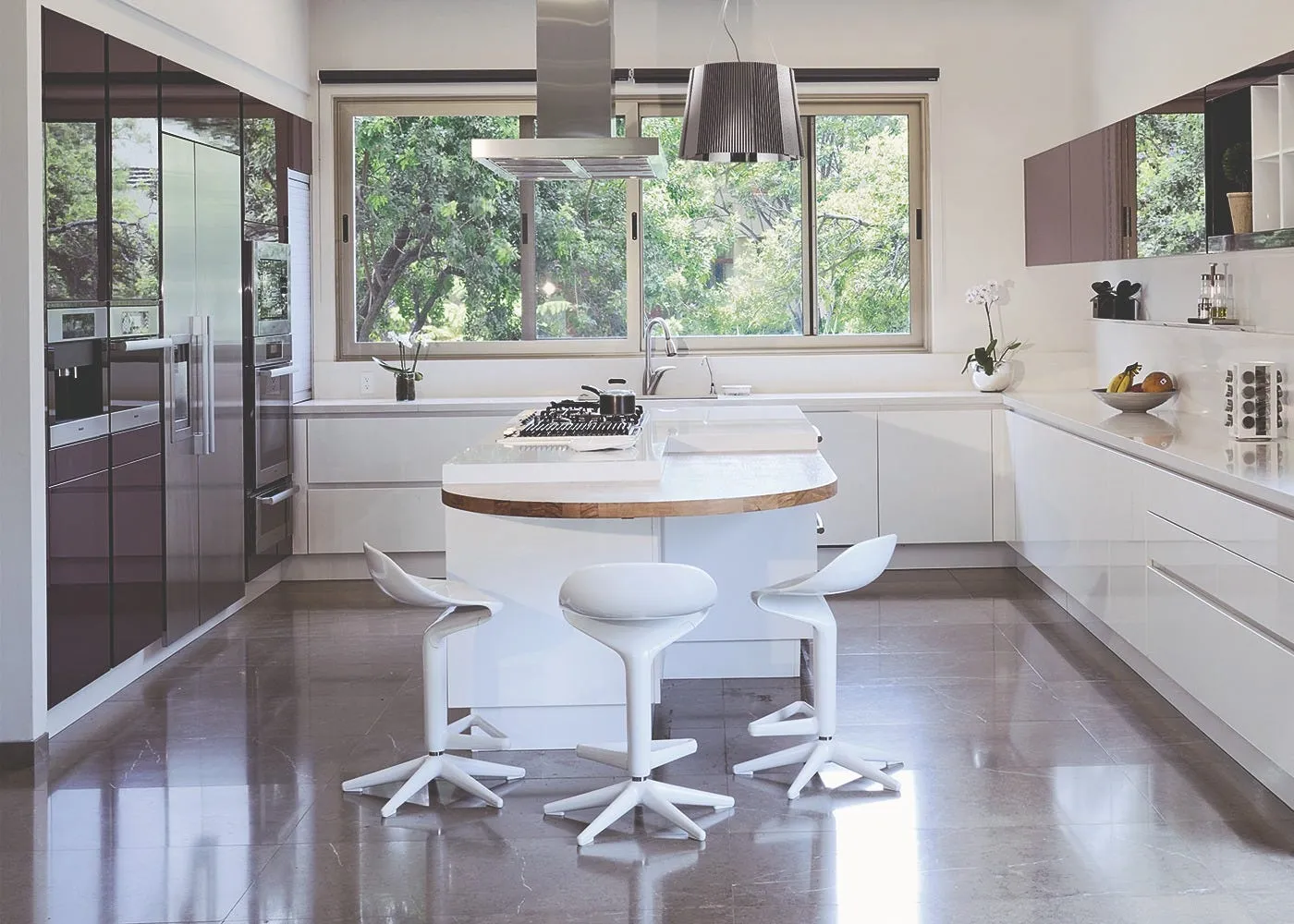 Kartell Spoon Bar Stool In White 3