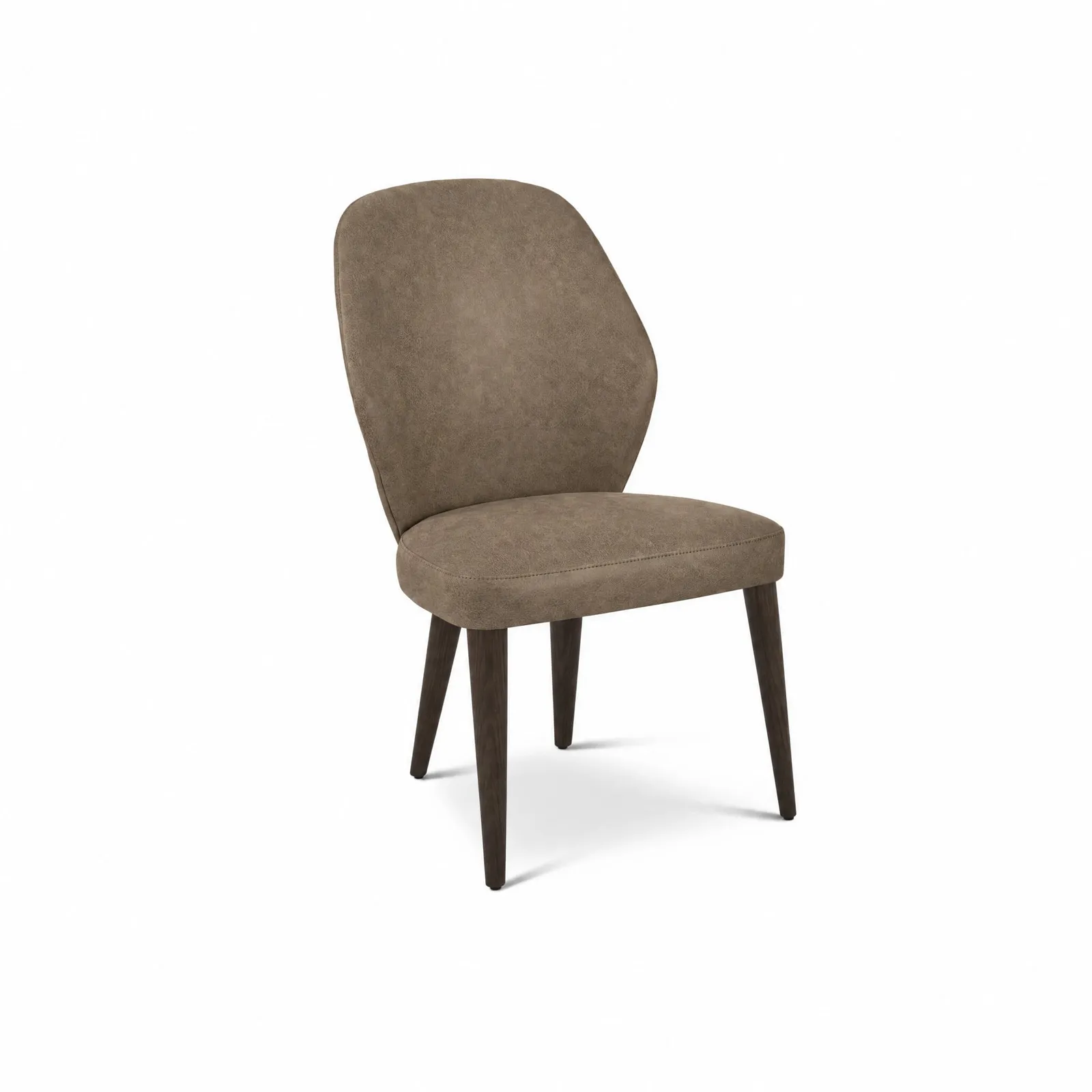 Stone Italia Srl Byrd Dining Chair, Brown Fabric | Barker & Stonehouse 3