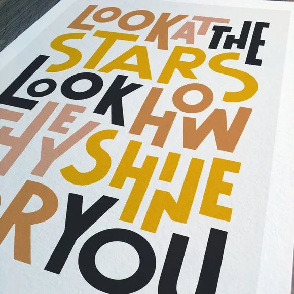 Sketchbook Design Look at the Stars Framed Print 3