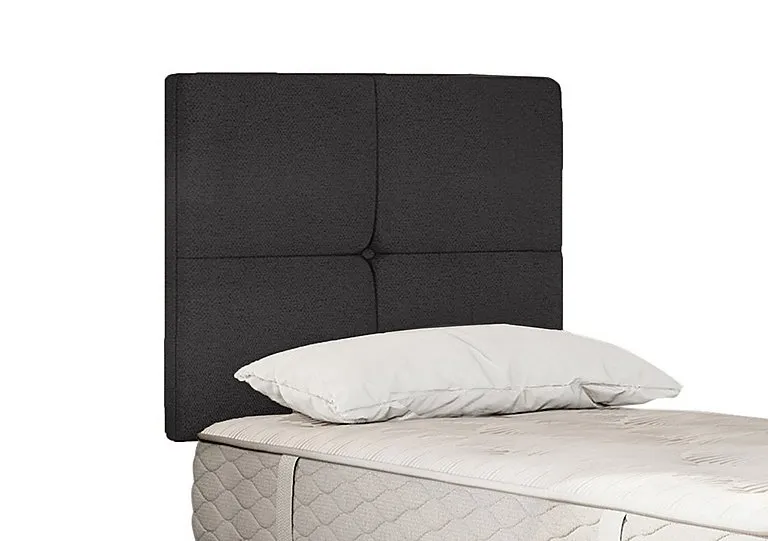 Savoy Strutted Headboard - Single - Tweed Sable