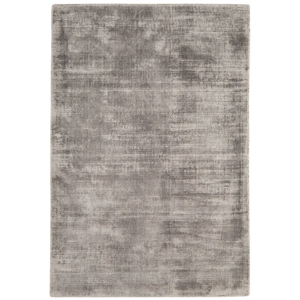 Tyde Silver 160X230Cm Rug, Square Viscose | W160cm | Barker & Stonehouse