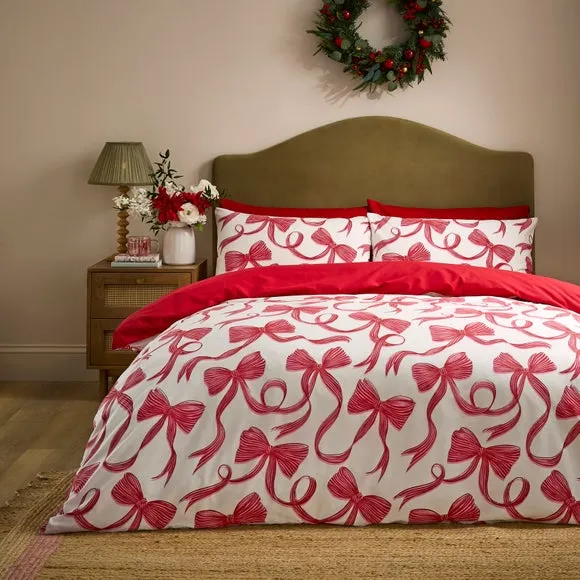 Bows Duvet Cover and Pillowcase Set