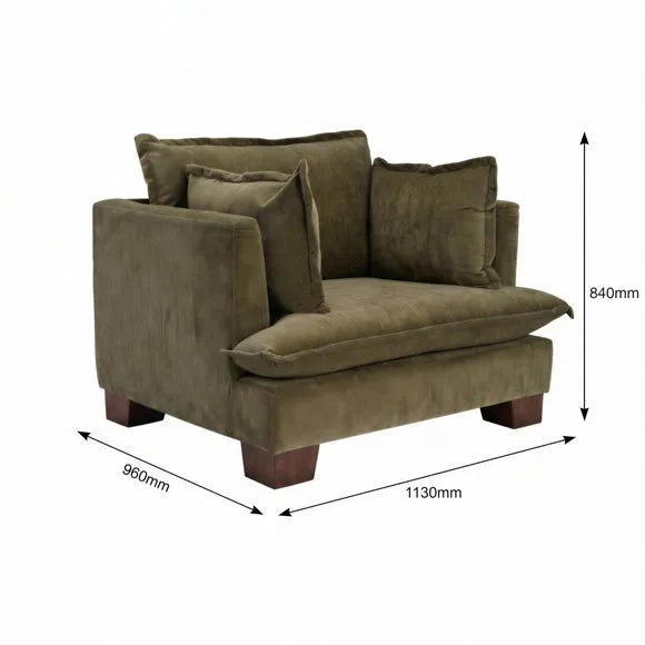 Suffolk Chenille Snuggle Chair 5