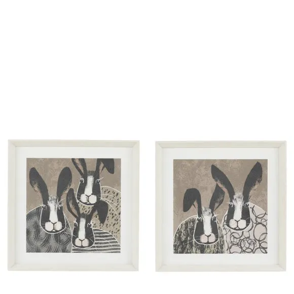 Cedar and Sage Set of 2 Animal Family 2 Framed Prints 5