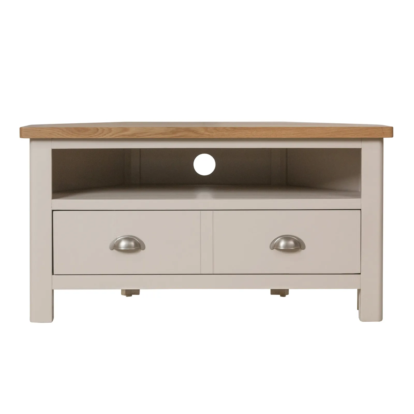 Reese Corner TV Unit Grey and Brown