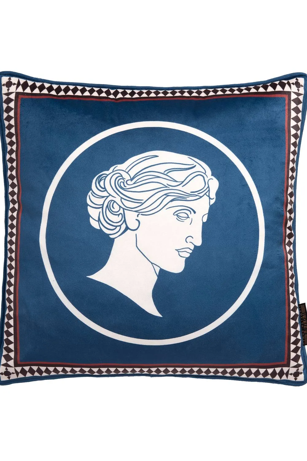 Laurence Llewelyn-Bowen 'Goddess' Velvet Filled Cushion in Teal 2