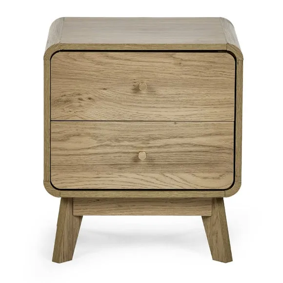 Ingrid 2 Drawer Bedside Table 4