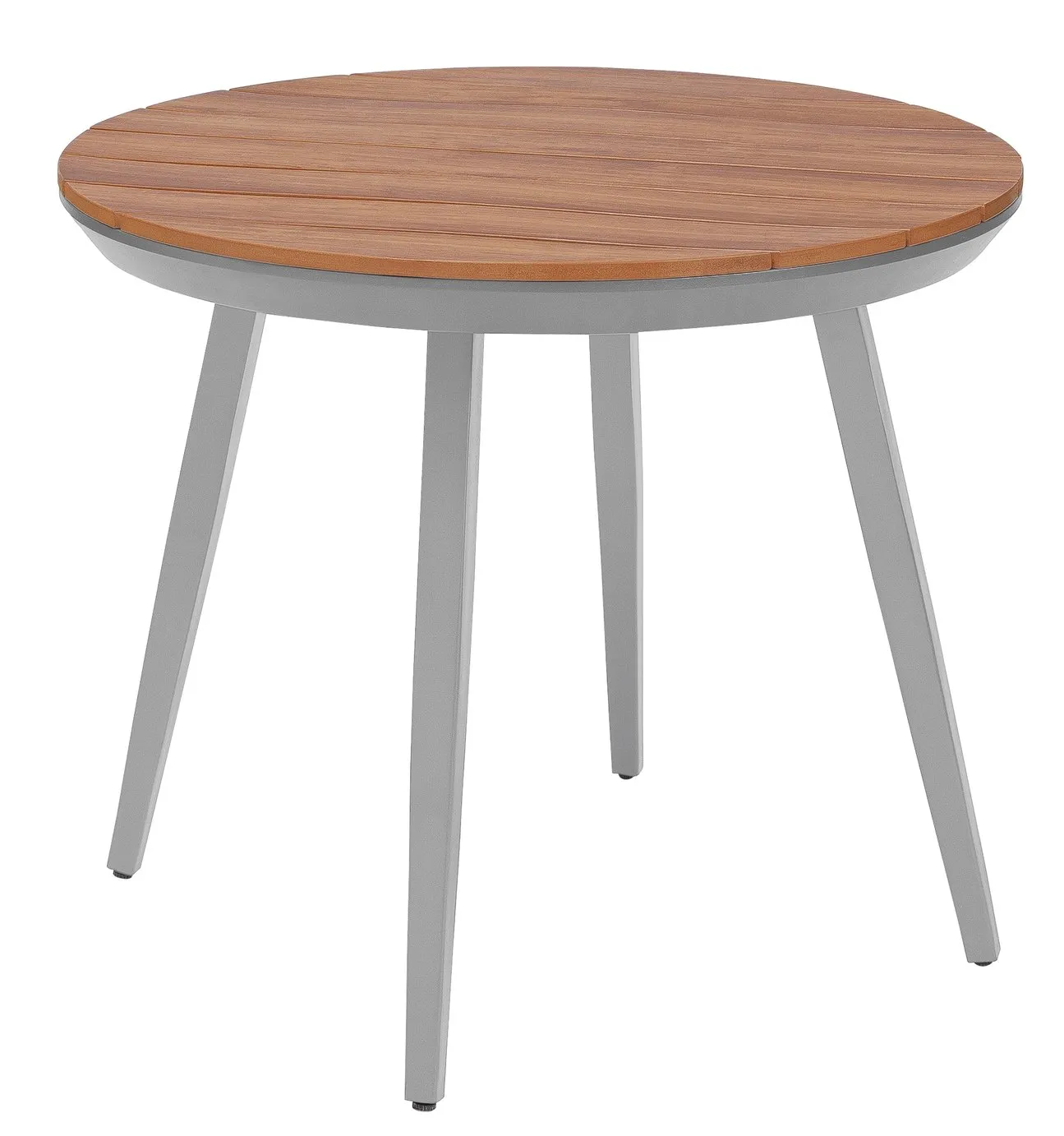 Argos Home Polywood Round 4 Seater Table - Grey