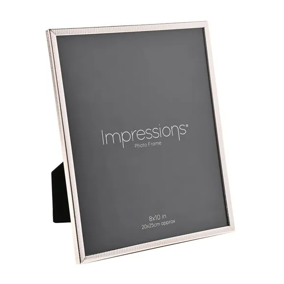 Impressions Silver Plated Thin Crackled Photo Frame 1
