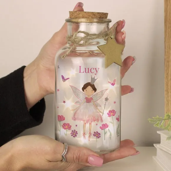 Personalised Fairy Princess LED Light Up Jar 4