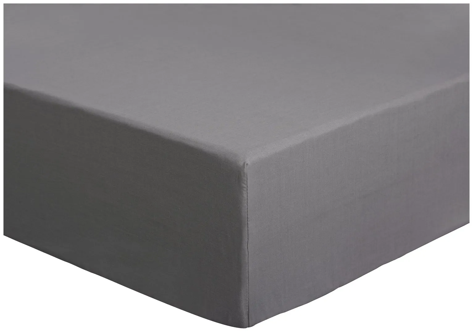 Argos Home Easycare Polycotton 28cm Fitted Sheet - Single